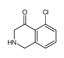 5-chloro-2,3-dihydro-1H-isoquinolin-4-one结构式