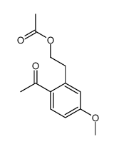2-(2-acetyl-5-methoxyphenyl)ethyl acetate Structure