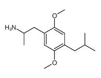 1-(2,5-dimethoxy)-4-(2-methylpropyl)phenyl-2-aminopropane结构式