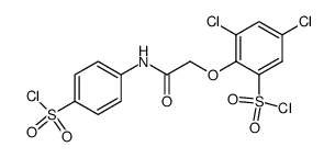 N4-(2',4'-Dichloro-6'-chlorosulfonyl)sulfanilyl chloride结构式