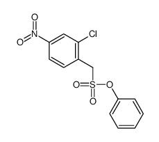 phenyl (2-chloro-4-nitrophenyl)methanesulfonate结构式