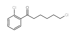 6-CHLORO-1-(2-CHLOROPHENYL)-1-OXOHEXANE结构式