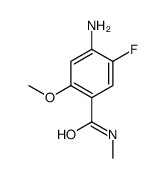 4-amino-5-fluoro-2-methoxy-N-methylbenzamide Structure