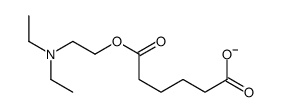 6-[2-(diethylamino)ethoxy]-6-oxohexanoate结构式