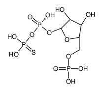 5-phosphoribosyl 1-O-(2-thiodiphosphate)结构式