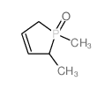 1,2-dimethyl-1$l^C6H11OP-phosphacyclopent-3-ene 1-oxide结构式