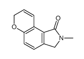 2-methyl-3,7-dihydropyrano[2,3-g]isoindol-1-one结构式