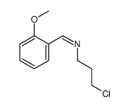 N-(3-chloropropyl)-1-(2-methoxyphenyl)methanimine Structure