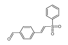 4-[2-(benzenesulfonyl)ethenyl]benzaldehyde Structure