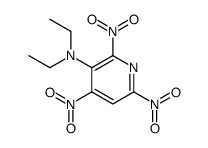 N,N-diethyl-2,4,6-trinitropyridin-3-amine结构式