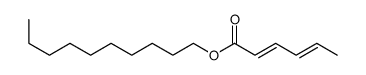 decyl hexa-2,4-dienoate结构式
