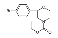 ethyl (2S)-2-(4-bromophenyl)morpholine-4-carboxylate Structure