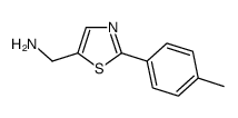 C-(2-p-Tolyl-thiazol-5-yl)-methylamine Structure