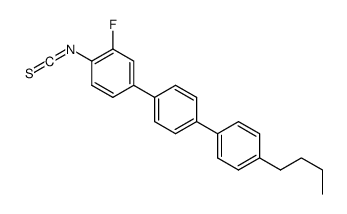 4-[4-(4-butylphenyl)phenyl]-2-fluoro-1-isothiocyanatobenzene结构式