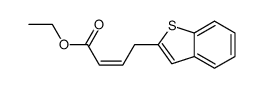ethyl 4-(1-benzothiophen-2-yl)but-2-enoate Structure
