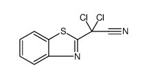 2-Benzothiazoleacetonitrile, α,α-dichloro结构式