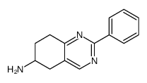 6-Quinazolinamine, 5,6,7,8-tetrahydro-2-phenyl Structure