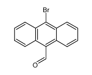 9-Bromoanthracene-10-carboxaldehyde Structure