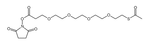 dPEG-SATA(S-acetyl-dPEG-NHS ester)结构式