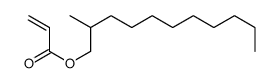 2-methylundecyl prop-2-enoate结构式