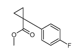 Methyl 1-(4-fluorophenyl)cyclopropanecarboxylate Structure