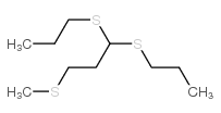 3-methylsulfanyl-1,1-bis(propylsulfanyl)propane Structure