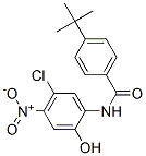 4-tert-Butyl-5'-chloro-2'-hydroxy-4'-nitrobenzanilide结构式