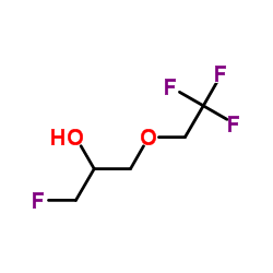 1-Fluoro-3-(2,2,2-trifluoroethoxy)-2-propanol Structure