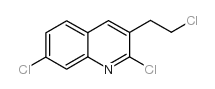 2,7-dichloro-3-(2-chloroethyl)quinoline Structure