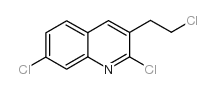 2,7-dichloro-3-(2-chloroethyl)quinoline structure