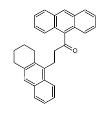 1-(9-anthroyl)-2-(1',2',3',4'-tetrahydro-9'-anthryl)ethane Structure