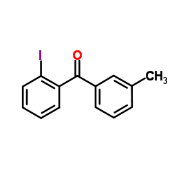 (2-Iodophenyl)(3-methylphenyl)methanone结构式