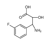 (2R,3R)-3-Amino-3-(3-fluorophenyl)-2-hydroxypropanoic acid Structure