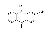 10-methyl-10H-phenothiazin-3-ylamine, hydrochloride Structure