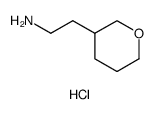 2H-Pyran-3-ethanamine, tetrahydro-, hydrochloride Structure