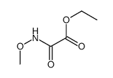 ethyl 2-(methoxyamino)-2-oxoacetate结构式