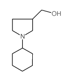 (1-环己基吡咯烷-3-基)甲醇结构式