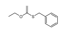 1-Ethoxy-1-benzylmercapto-ethylen Structure