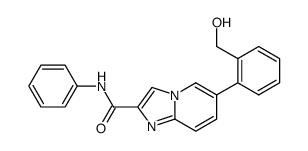 6-[2-(Hydroxymethyl)phenyl]-N-phenylimidazo[1,2-a]pyridine-2-carboxamide Structure