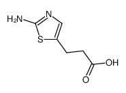 3-(2-amino-thiazol-5-yl)-propionic acid结构式