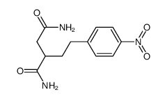 (4-nitro-phenethyl)-succinic acid diamide结构式