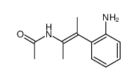 N-[2-(2-amino-phenyl)-1-methyl-propenyl]-acetamide Structure