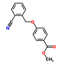 Methyl 4-[(2-cyanobenzyl)oxy]benzoate结构式