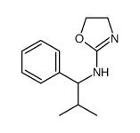 N-(2-methyl-1-phenylpropyl)-4,5-dihydro-1,3-oxazol-2-amine结构式