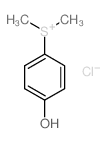 Sulfonium,(4-hydroxyphenyl)dimethyl-, chloride (1:1) structure