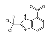 4-nitro-2-(trichloromethyl)-1H-benzimidazole结构式