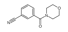 3-(morpholine-4-carbonyl)benzonitrile Structure