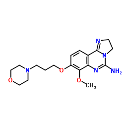 7-Methoxy-8-(3-morpholin-4-ylpropoxy)-2,3-dihydroimidazo[1,2-c]quinazolin-5-amine图片