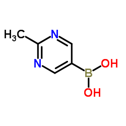 (2-Methylpyrimidin-5-yl)boronic acid Structure