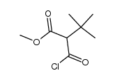 tert-Butylmalonsaeure-monomethylester-chlorid Structure